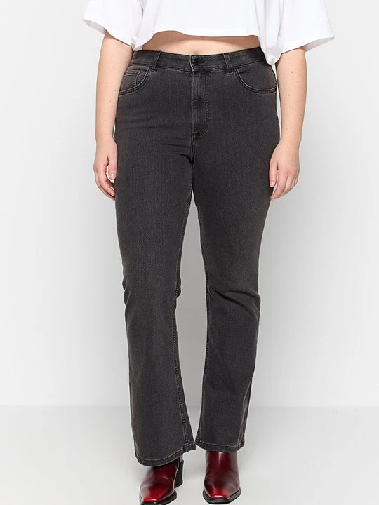 Obrázek produktu Džíny Bootcut ONLY Carmakoma antracitová