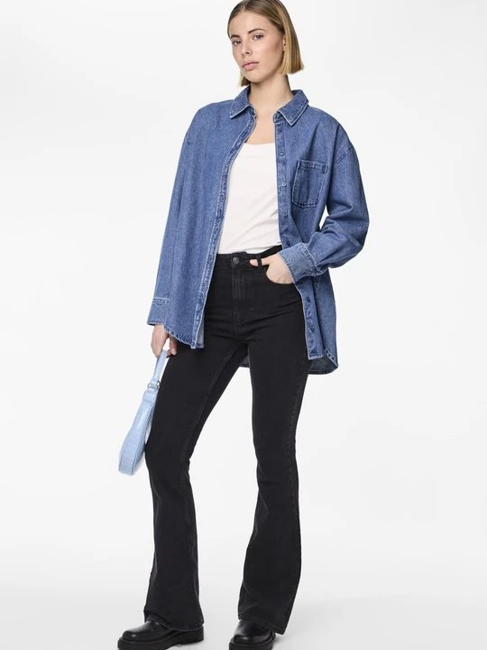 Obrázek produktu Džíny Bootcut Pieces černý denim
