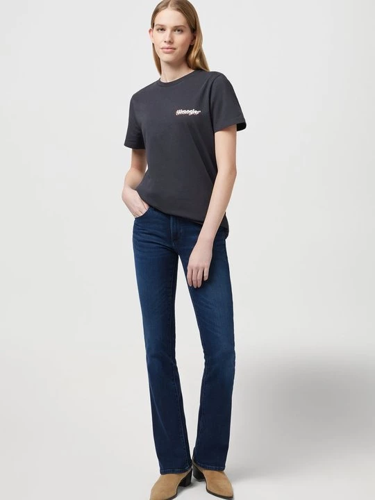 Obrázek produktu Džíny Bootcut Wrangler tmavomodrý denim