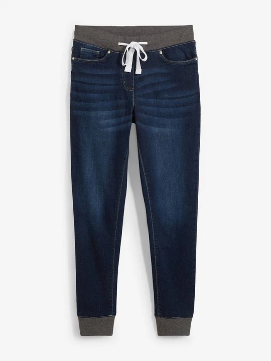 Obrázek produktu Džíny Boyfriend s elastickým pasem, Mid Waist BonPrix