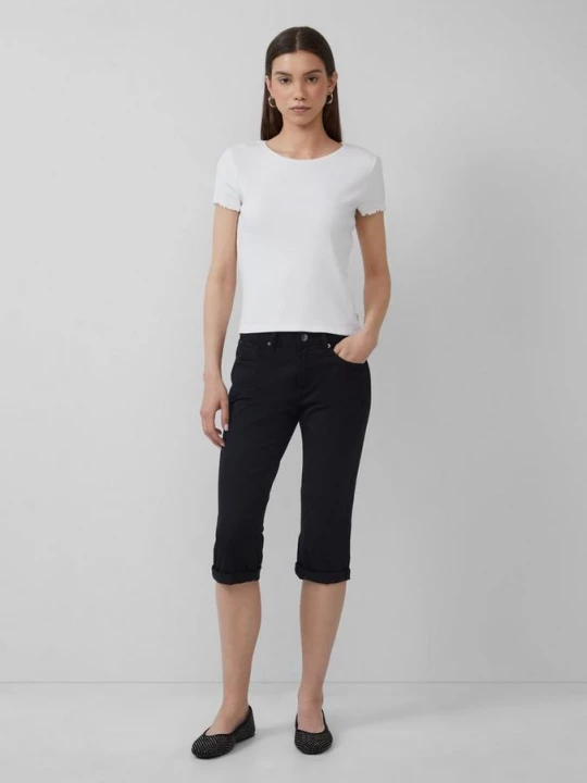 Obrázek produktu Džíny Catie / Slim Fit / Mid Rise / capri délka QS černá