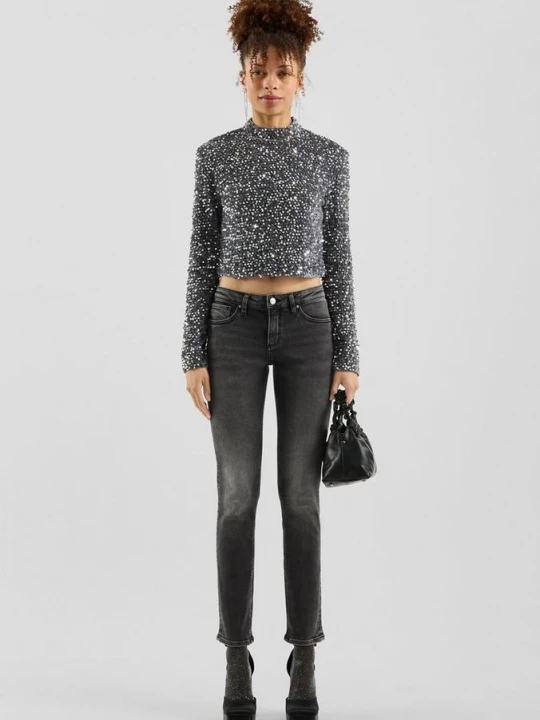 Obrázek produktu Džíny Catie / Slim Fit / Mid Rise / Slim Leg QS šedá
