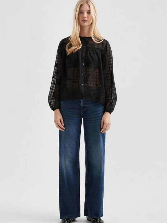 Obrázek produktu Džíny Catie / Slim Fit / Mid Rise / Wide Leg / superstretch QS modrá