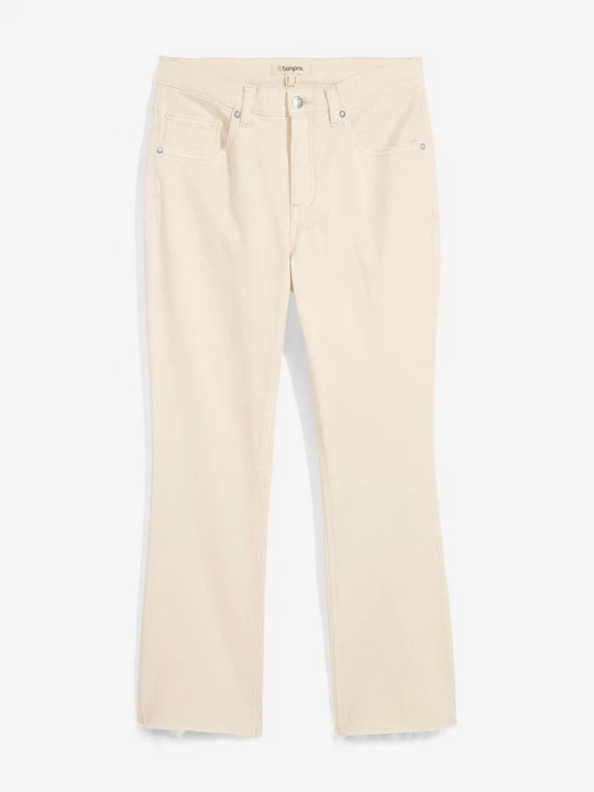 Obrázek produktu Džíny Flared, High Waist, zkrácené BonPrix