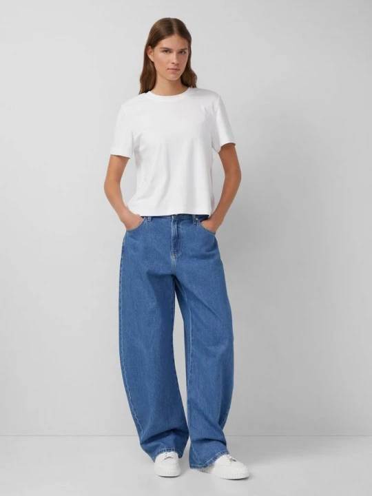 Obrázek produktu Džíny Horseshoe / Relaxed Fit / High Rise / Barrel Leg s.Oliver modrá