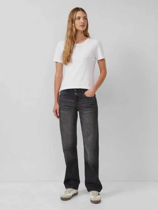 Obrázek produktu Džíny Karolin / regular fit / mid rise / straight leg / double waist look s.Oliver černá