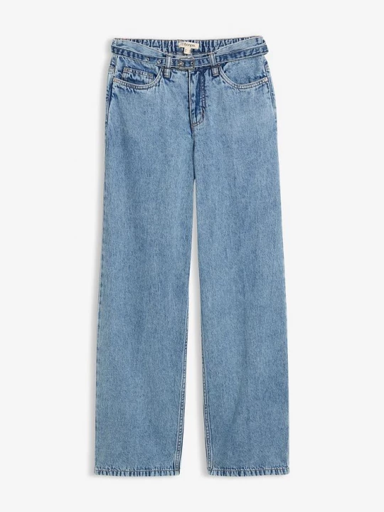 Obrázek produktu Džíny Loose Straight, Mid Waist, bavlna BonPrix