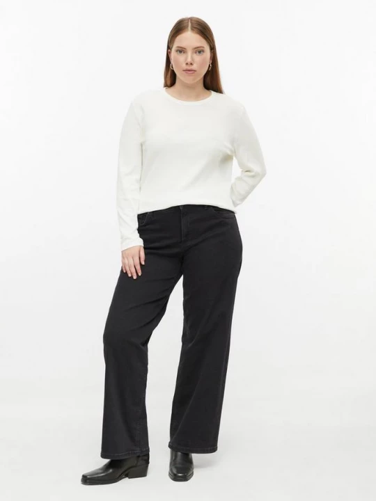 Obrázek produktu Džíny / Mid Rise / Wide Fit QS černá