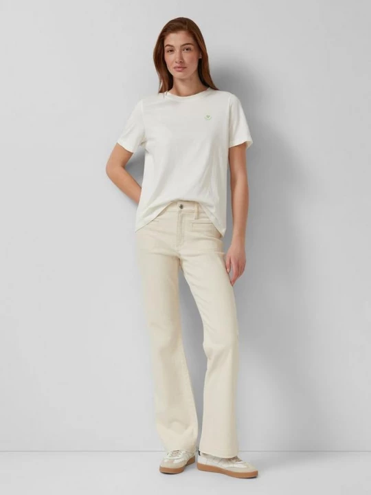Obrázek produktu Džíny / Regular fit / Mid rise / Flared leg / Frayed hem s.Oliver béžová