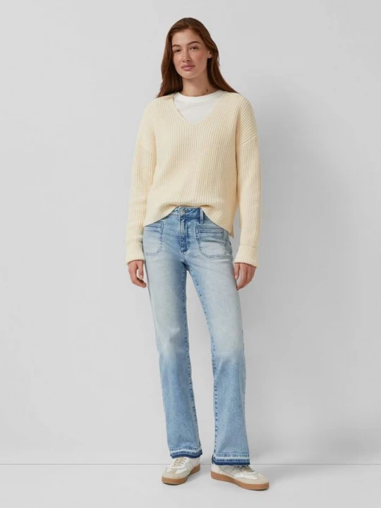Obrázek produktu Džíny / Regular fit / Mid rise / Flared leg / Frayed hem s.Oliver modrá