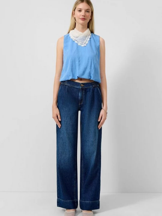 Obrázek produktu Džíny / Regular Fit / Mid Rise / Wide Leg QS modrá