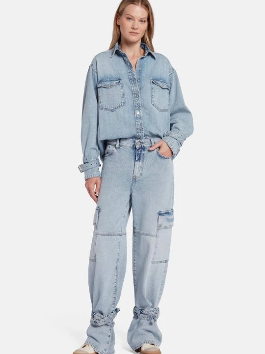 Obrázek produktu Džíny Relaxed Fit 7 For All Mankind světle modrá