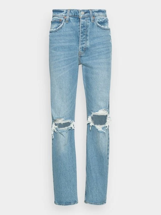 Obrázek produktu Džíny Relaxed Fit Abercrombie & Fitch modrý denim