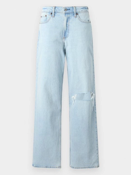 Obrázek produktu Džíny Relaxed Fit Abercrombie & Fitch světlemodrý denim