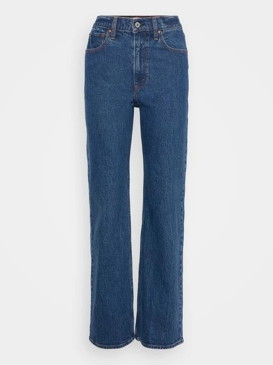 Obrázek produktu Džíny Relaxed Fit Abercrombie & Fitch tmavomodrý denim