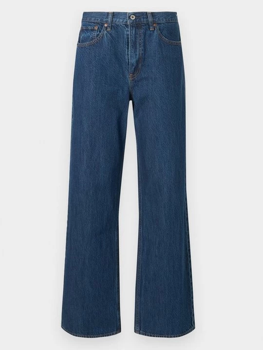 Obrázek produktu Džíny Relaxed Fit Abercrombie & Fitch tmavomodrý denim
