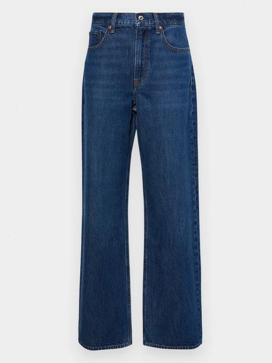 Obrázek produktu Džíny Relaxed Fit Abercrombie & Fitch tmavomodrý denim