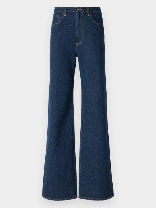 Obrázek produktu Džíny Relaxed Fit Abercrombie & Fitch tmavomodrý denim