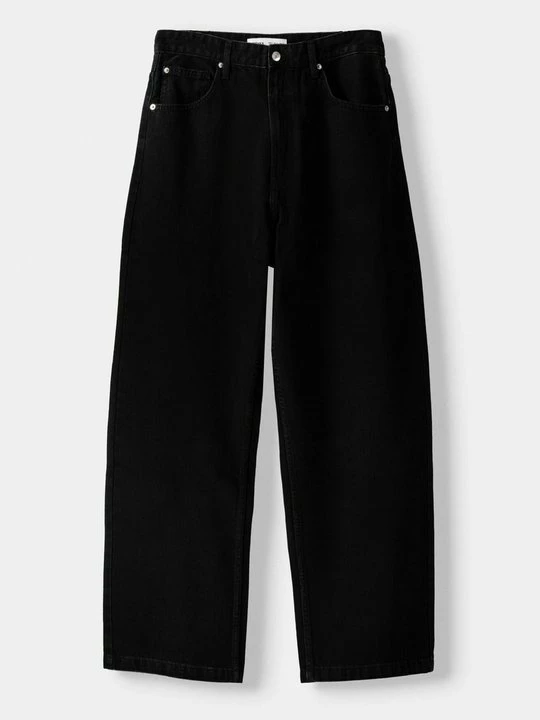 Obrázek produktu Džíny Relaxed Fit Bershka černá