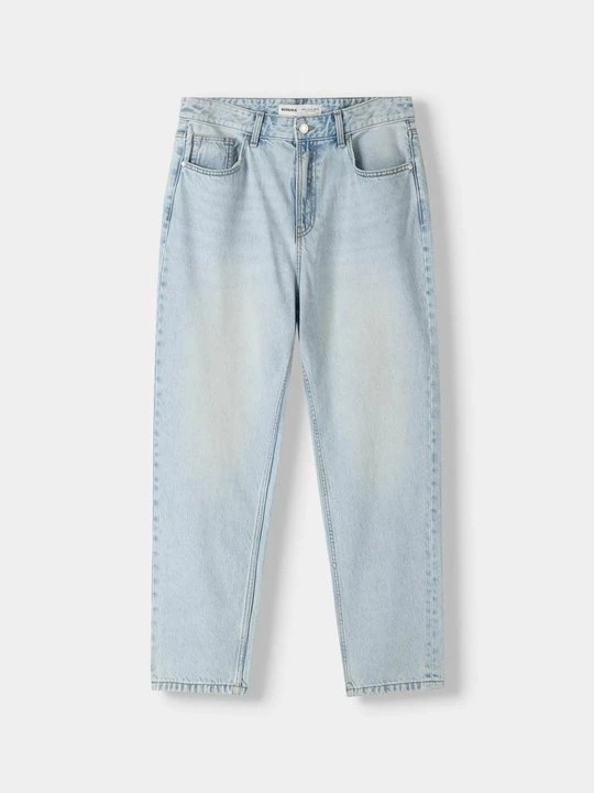 Obrázek produktu Džíny Relaxed Fit Bershka světle modrá