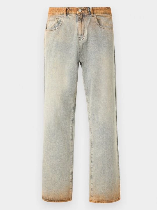 Obrázek produktu Džíny Relaxed Fit Don't Waste Culture melírovaná béžová