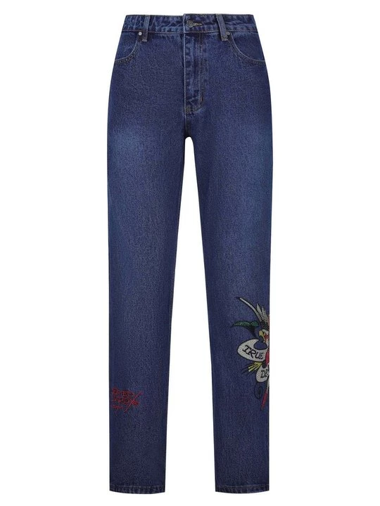Obrázek produktu Džíny Relaxed Fit Ed Hardy modrý denim