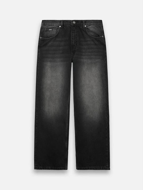 Obrázek produktu Džíny Relaxed Fit EIGHTYFIVE černý denim