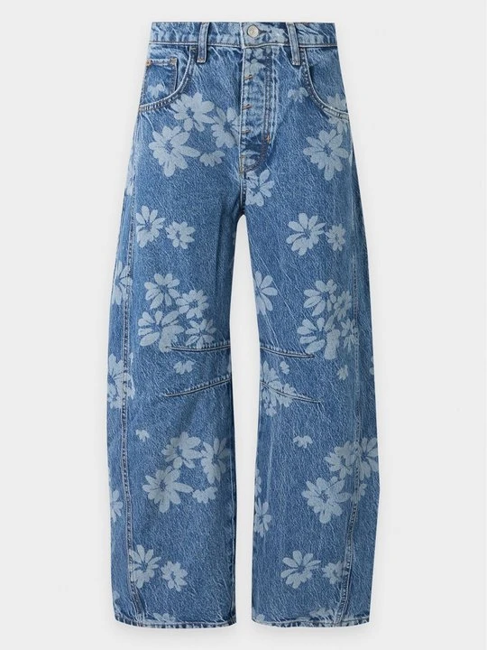 Obrázek produktu Džíny Relaxed Fit Free People modrý denim