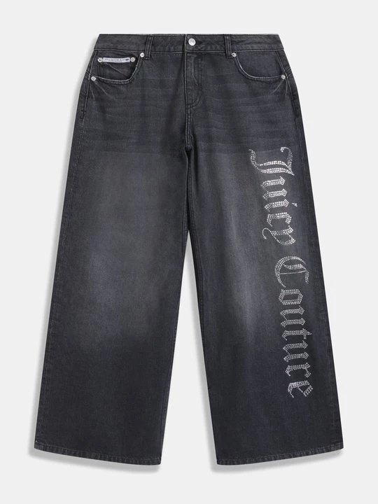 Obrázek produktu Džíny Relaxed Fit Juicy Couture černý denim