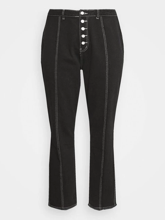 Obrázek produktu Džíny Relaxed Fit Missguided černý denim