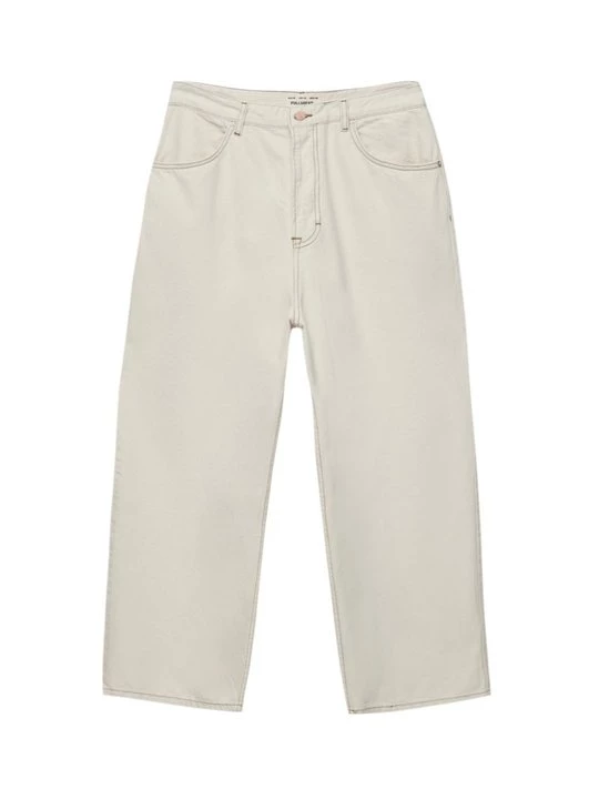 Obrázek produktu Džíny Relaxed Fit PULL&BEAR béžová