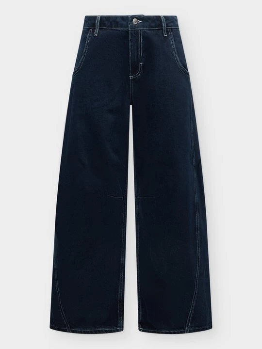 Obrázek produktu Džíny Relaxed Fit Topshop tmavomodrý denim