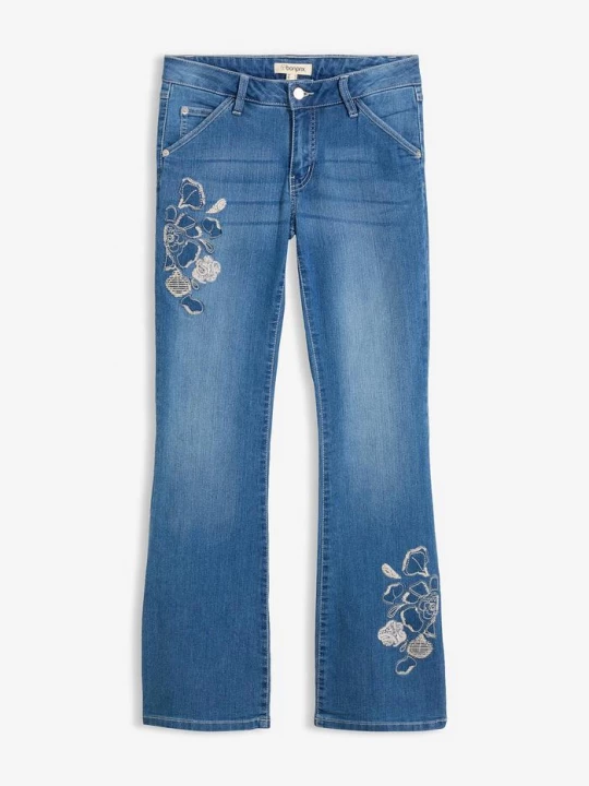 Obrázek produktu Džíny s podílem streče, Flared Mid Waist BonPrix