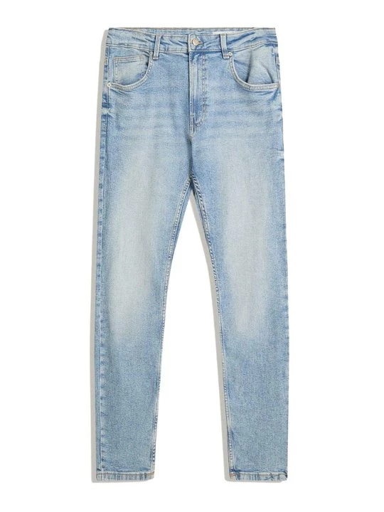 Obrázek produktu Džíny Slim Fit Bershka modrý denim