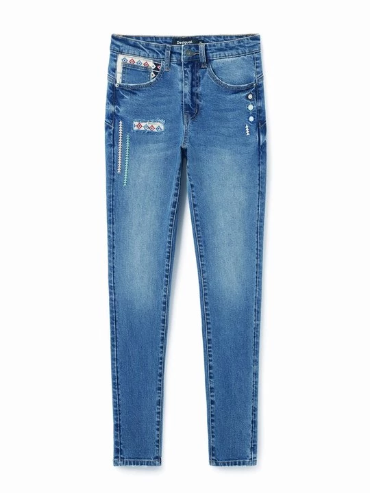 Obrázek produktu Džíny Slim Fit Desigual modrá