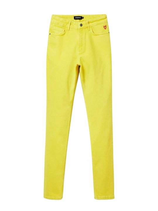 Obrázek produktu Džíny Slim Fit Desigual žlutá