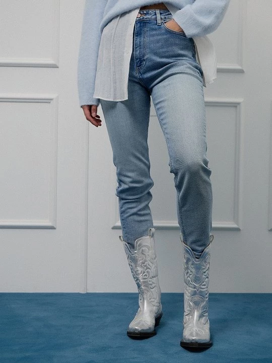 Obrázek produktu Džíny Slim Fit Ganni světle modrá