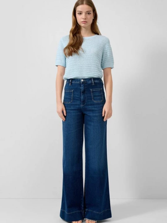 Obrázek produktu Džíny / Slim Fit / High Rise / Flared Leg QS modrá