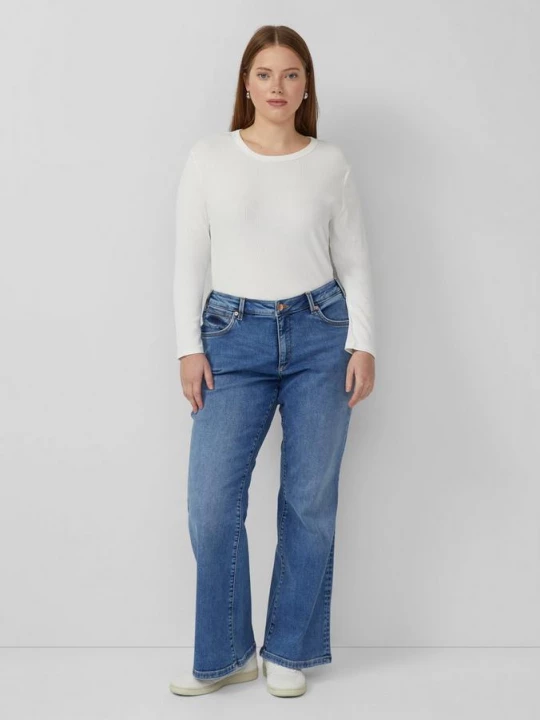 Obrázek produktu Džíny / Slim Fit / Mid Rise / Flared Leg QS modrá