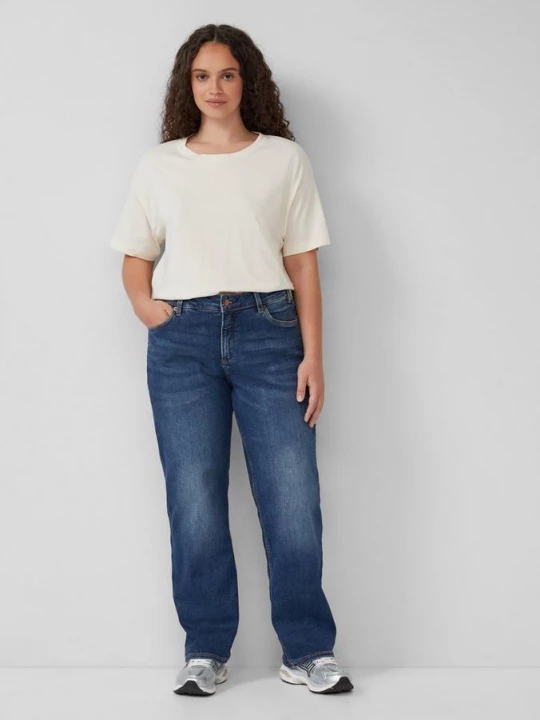 Obrázek produktu Džíny / slim fit / mid rise / straight leg QS modrá