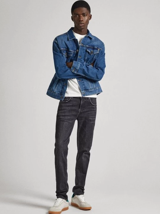 Obrázek produktu Džíny Slim Fit Pepe Jeans černý denim