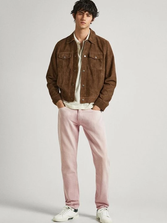 Obrázek produktu Džíny Slim Fit Pepe Jeans růžová