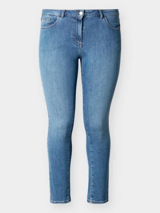 Obrázek produktu Džíny Slim Fit Persona by Marina Rinaldi obnošený denim