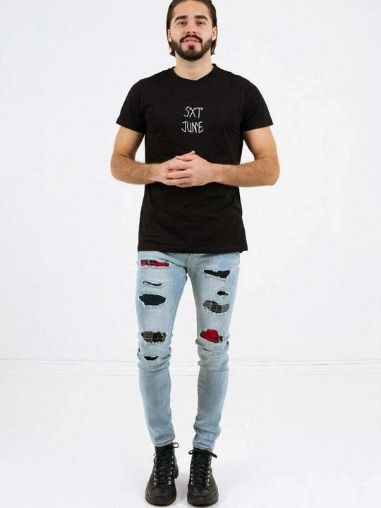 Obrázek produktu Džíny Slim Fit Sixth June modrá