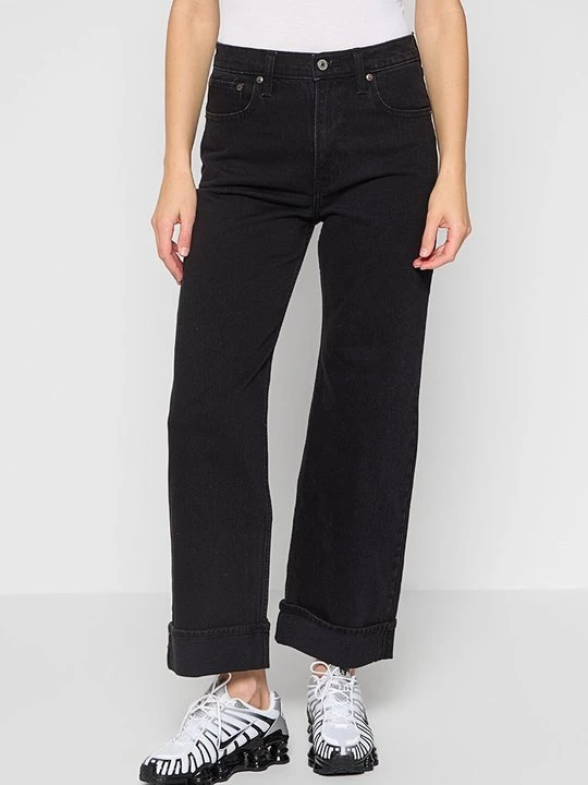 Obrázek produktu Džíny Straight Fit Abercrombie & Fitch černá