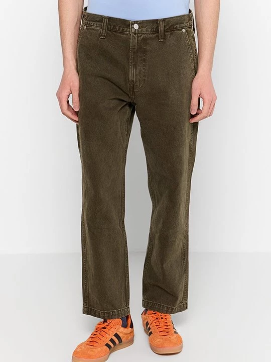 Obrázek produktu Džíny Straight Fit Abercrombie & Fitch khaki