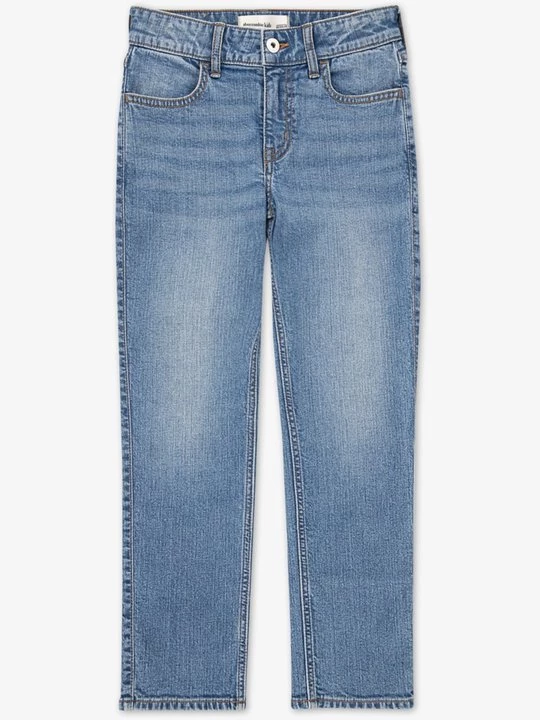 Obrázek produktu Džíny Straight Fit Abercrombie & Fitch modrošedá