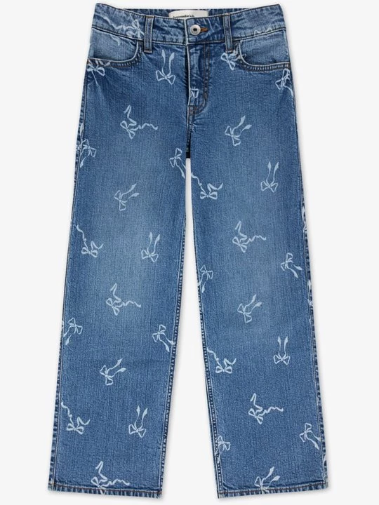 Obrázek produktu Džíny Straight Fit Abercrombie & Fitch skvrnitě tmavě modrá