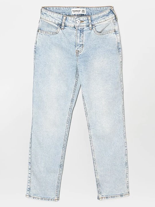 Obrázek produktu Džíny Straight Fit Abercrombie & Fitch světle modrá