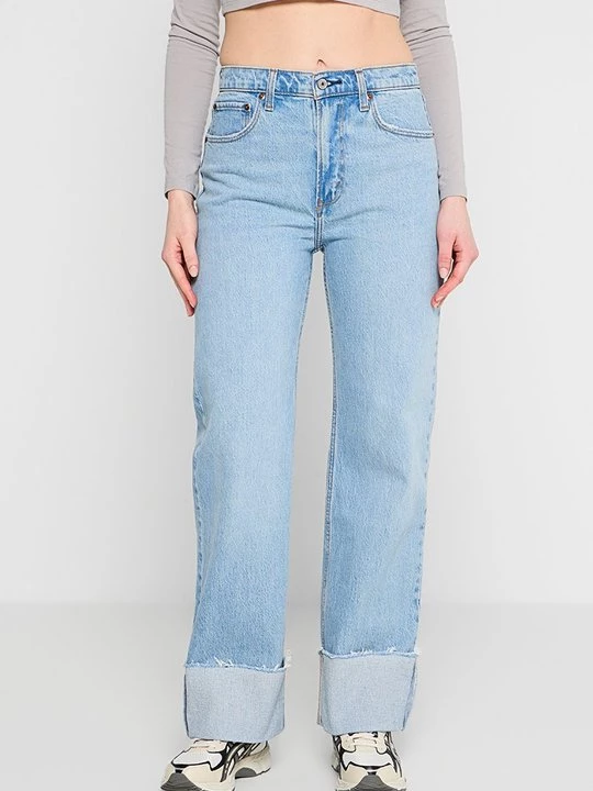 Obrázek produktu Džíny Straight Fit Abercrombie & Fitch světle modrá